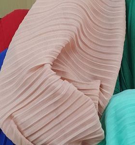 VOAL PLISAT ROZ PRAFUIT