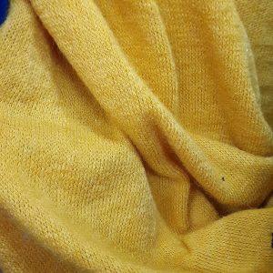 Tricot pulover galben
