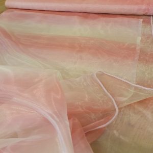 Perdea organza roz degrade