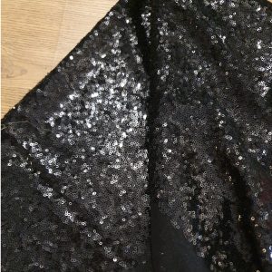 Tul paiete mici negre