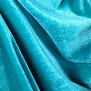 Catifea elastica turcoaz aprins