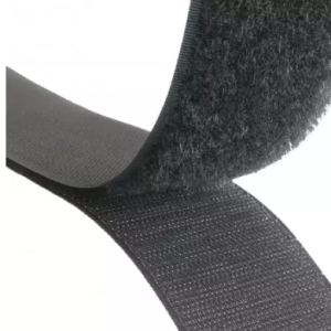 Banda arici velcro negru 2 cm