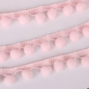 Banda ciucuri baby pink roz quartz