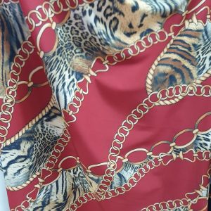 Voal plin gipsy roz inchis cu auriu