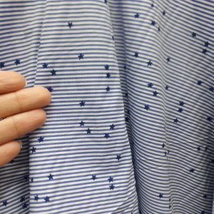 Material amestec bumbac cu stelute