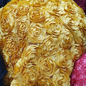 TRANDAFIRI 3D SATIN, AURIU