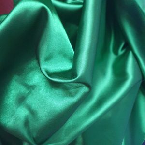 Satin fin elastic verde