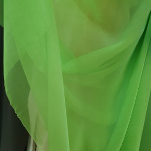 Voal imitatie matase naturală verde