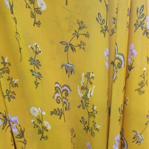 VOAL CHIFFON PASTEL GALBEN