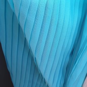 Voal plisat turcoaz