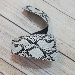 Banda piele eco imprimeu sarpe 1 m