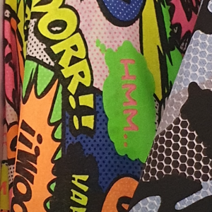 Jerse (bumbac elastic) cu imprimeu OMG