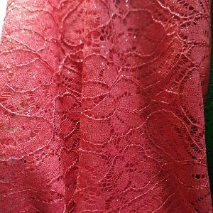 Dantela cu sclipici roz