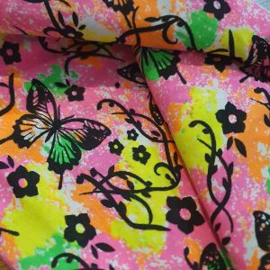 Jerse (bumbac elastic) fluturi