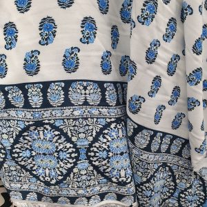 Vascoza fina tip batist, imprimeu bordura