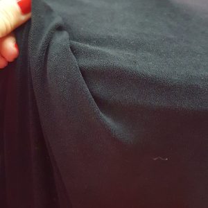 Polar subtire elasticizat flausat negru
