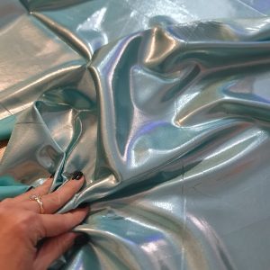 Voal luciu apa turcoaz deschis cupon