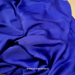 Satin fin albastru electric, fix, cupon
