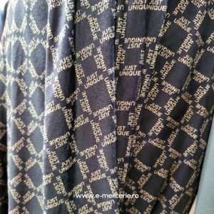 Catifea soft negru scris mic