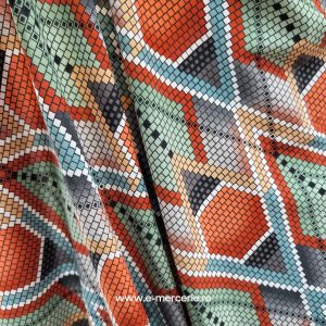 Voal silka geometric