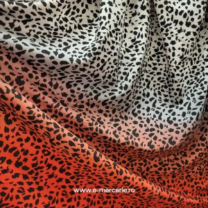 Voal silka animal print degrade