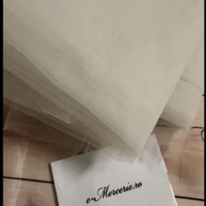 Tul fin ivoire cupon