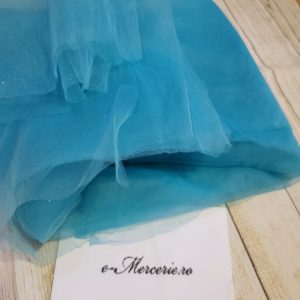 Tul fin turcoaz 1 m cupon