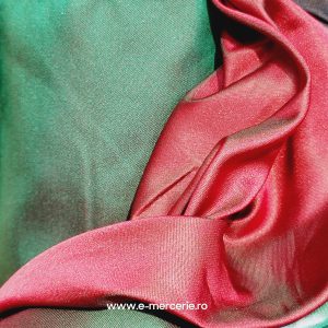 Tafta fixa 2 culori verde corai
