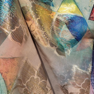 VOAL PASTEL CU FIR AURIU 2