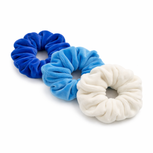 3 elastice de par catifea soft Sky