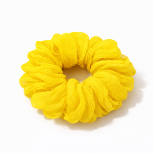 Elastic de par mătase naturala Yellow