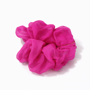 Elastic de par mătase naturala Fuchsia