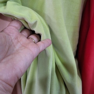 Catifea elastica soft vernil